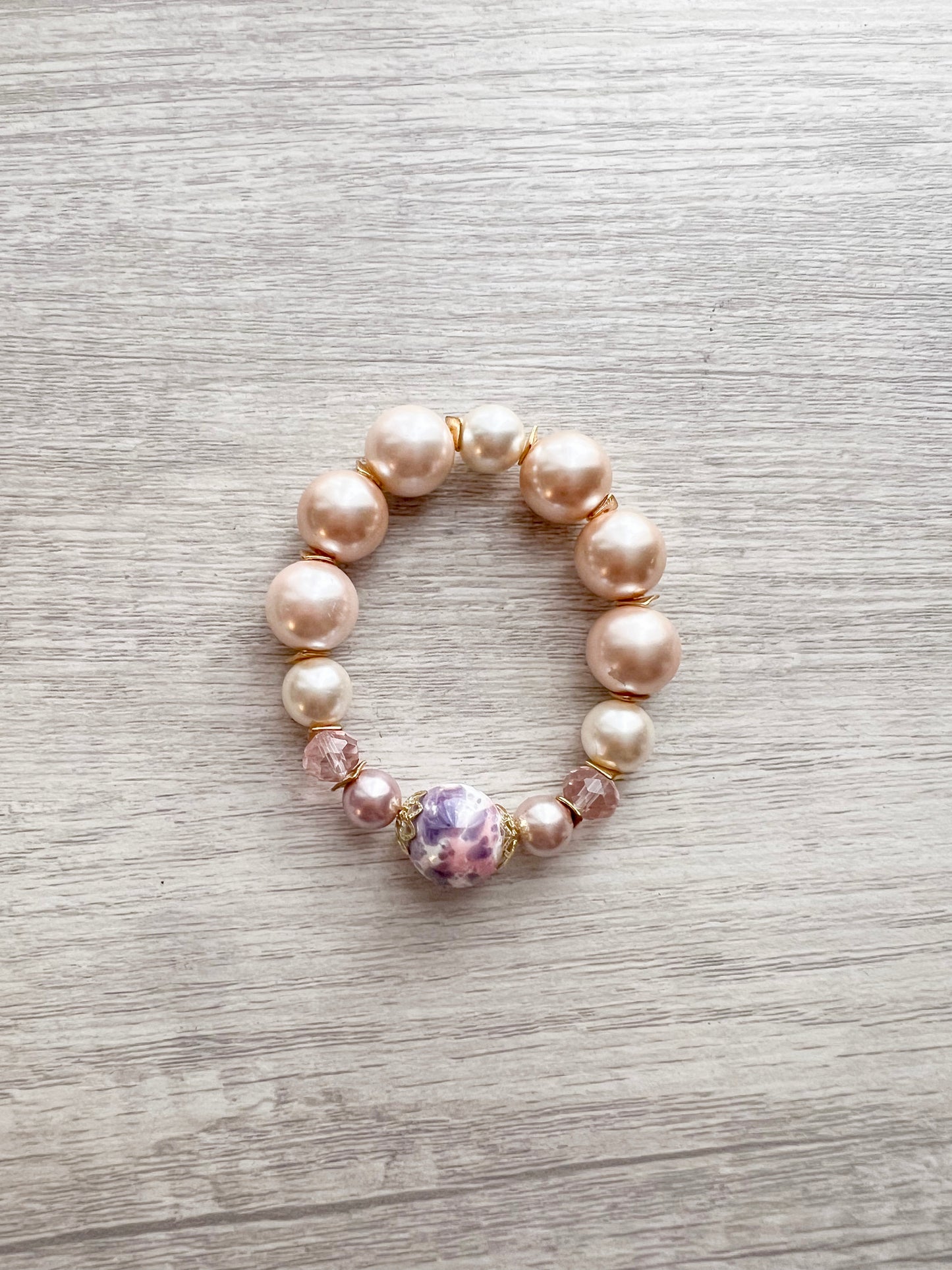 Rose Beaded Bracelet