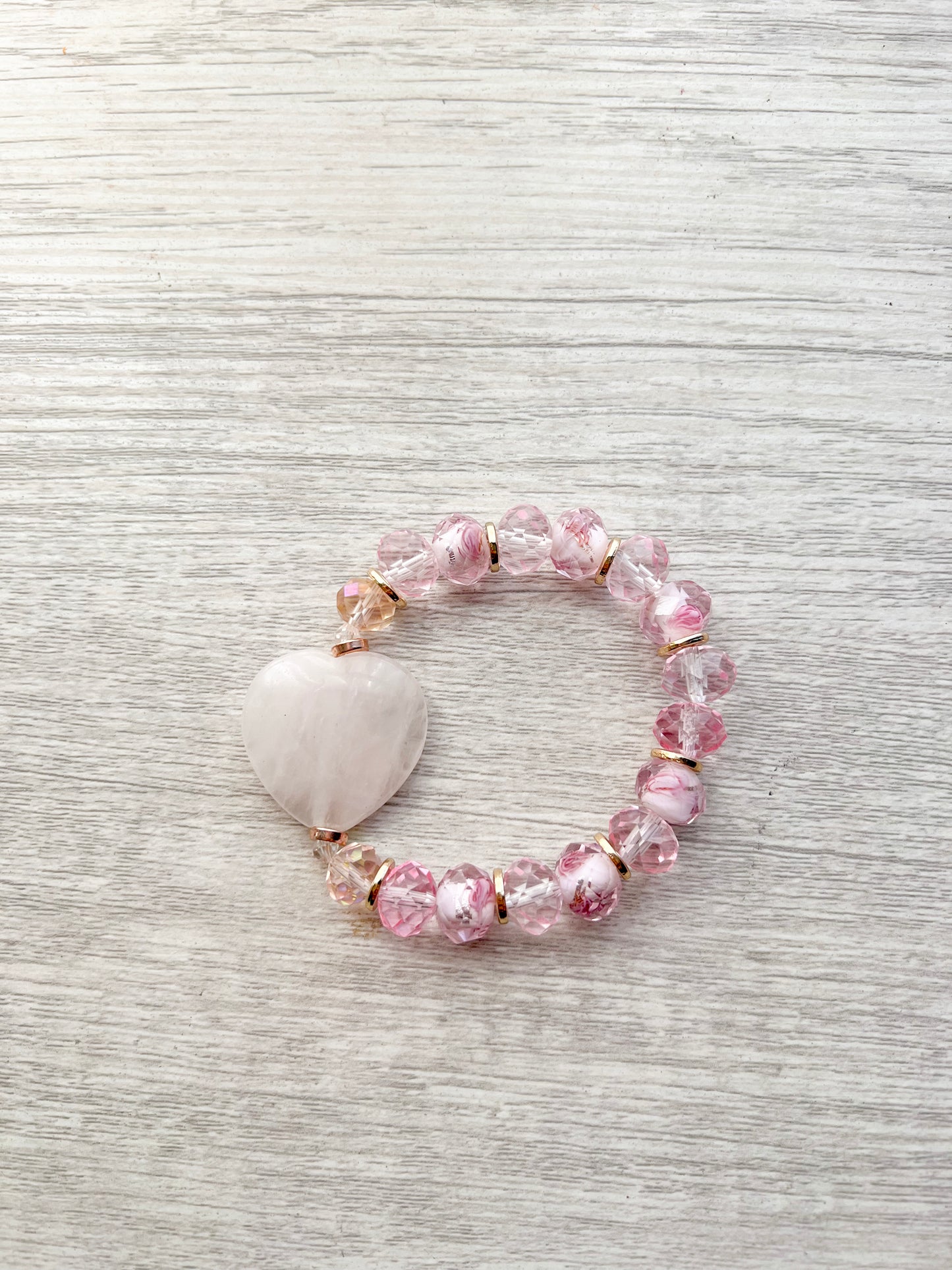 Heart of Stone Beaded Bracelet