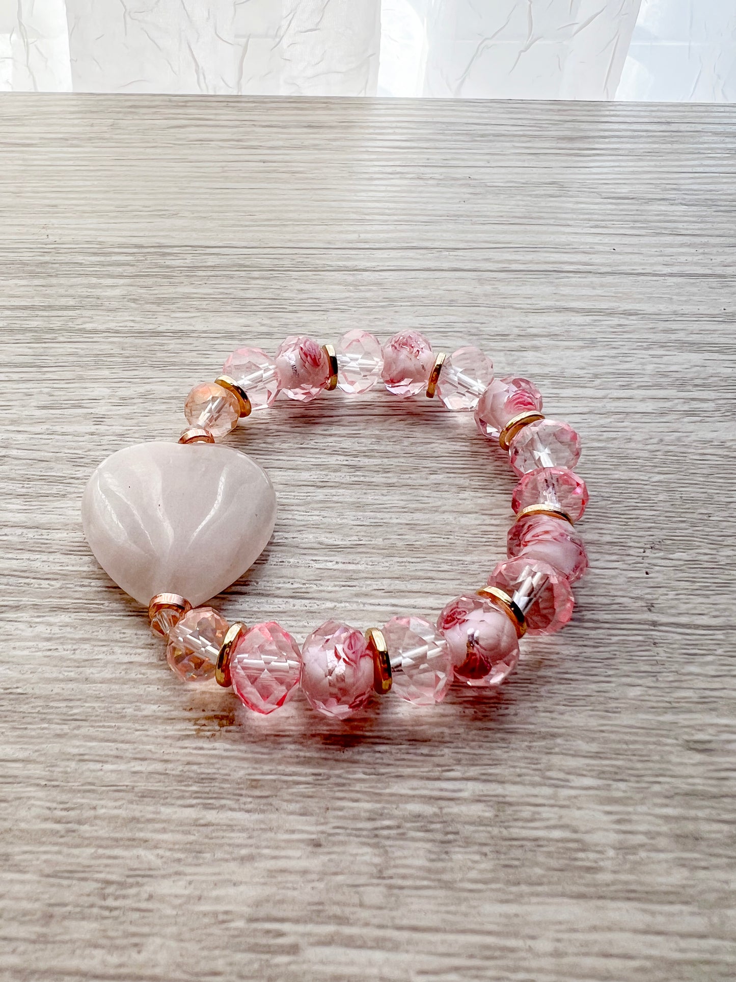 Heart of Stone Beaded Bracelet