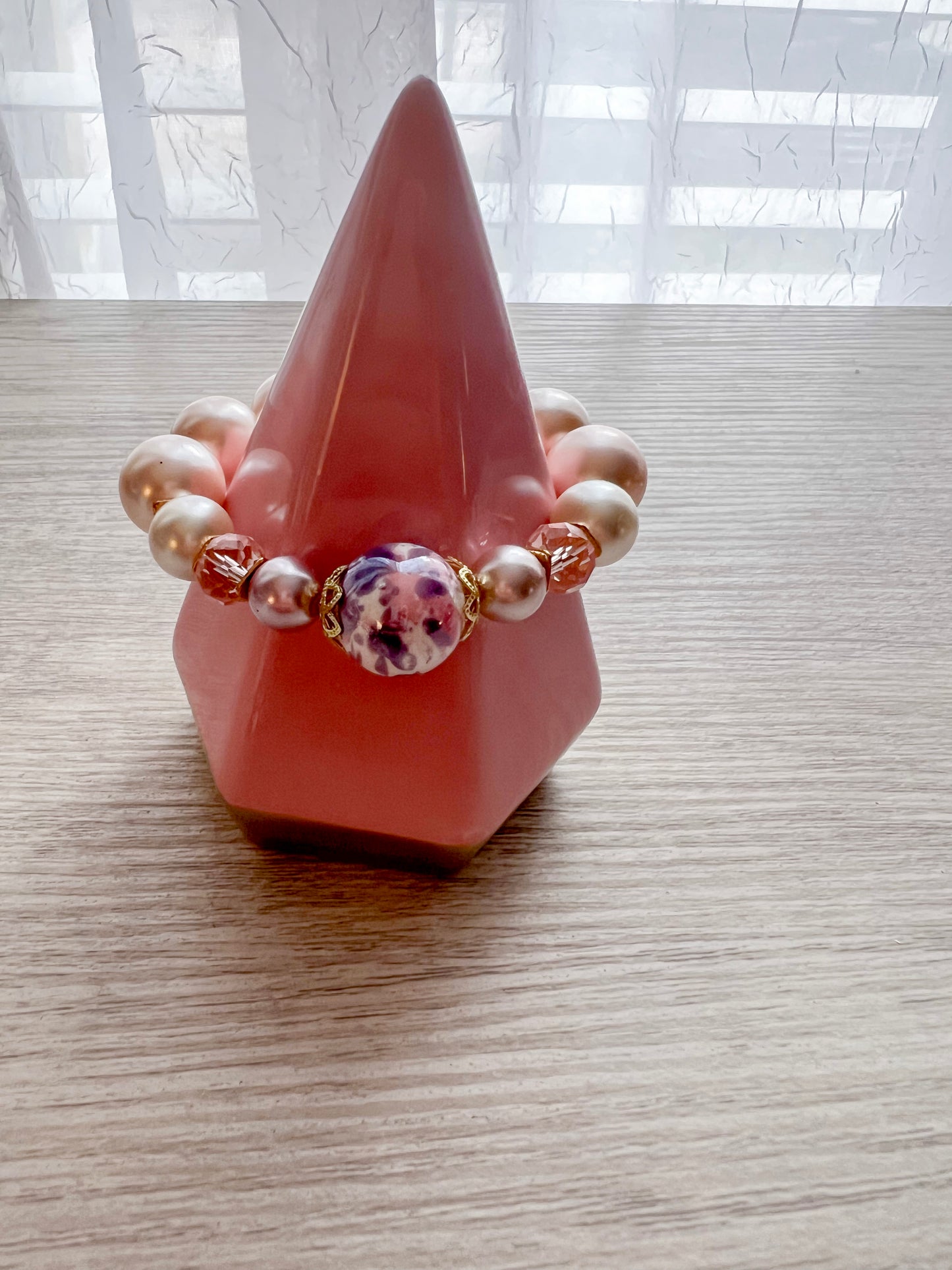 Rose Beaded Bracelet