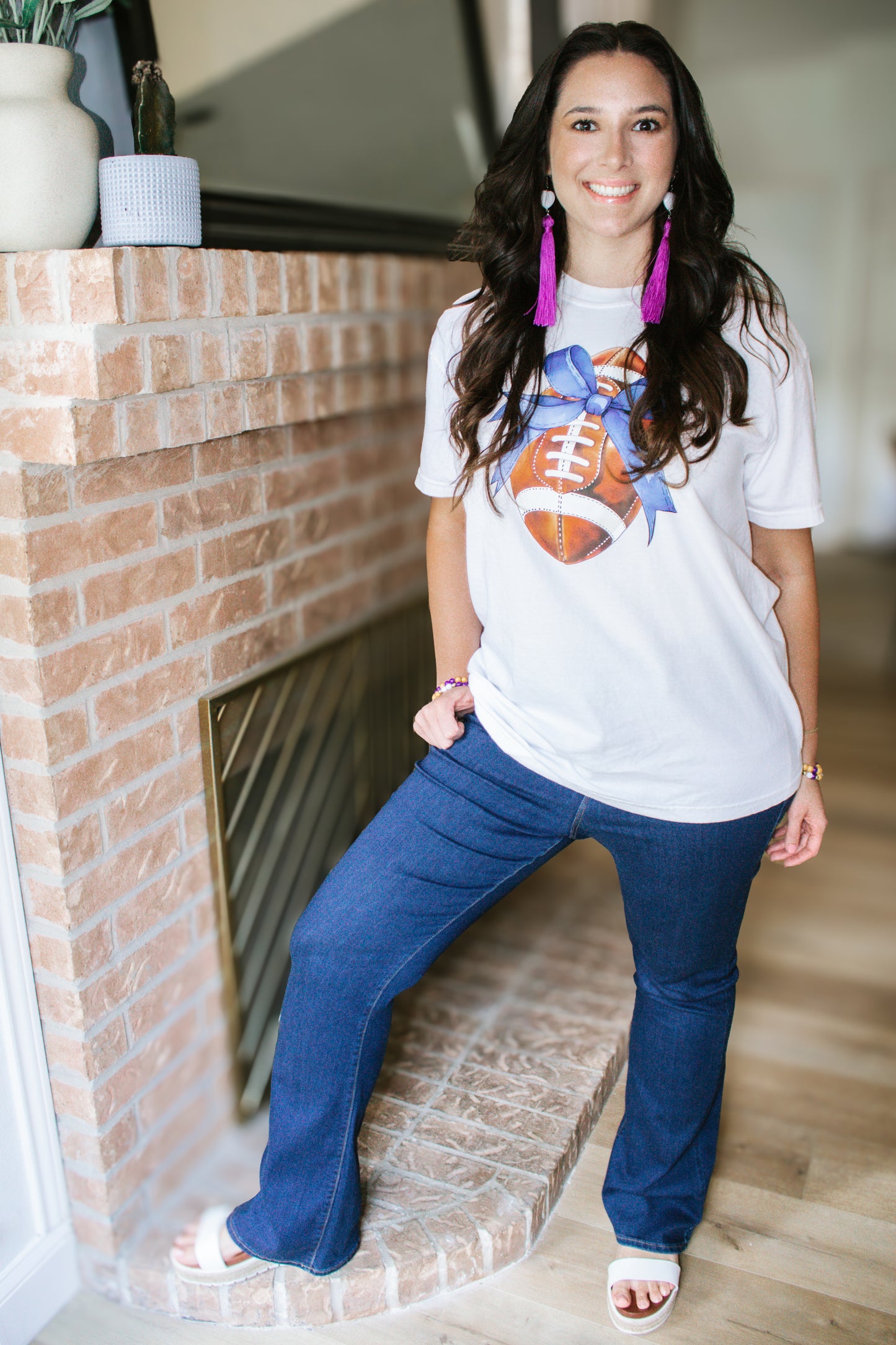 Coquette Football Tee