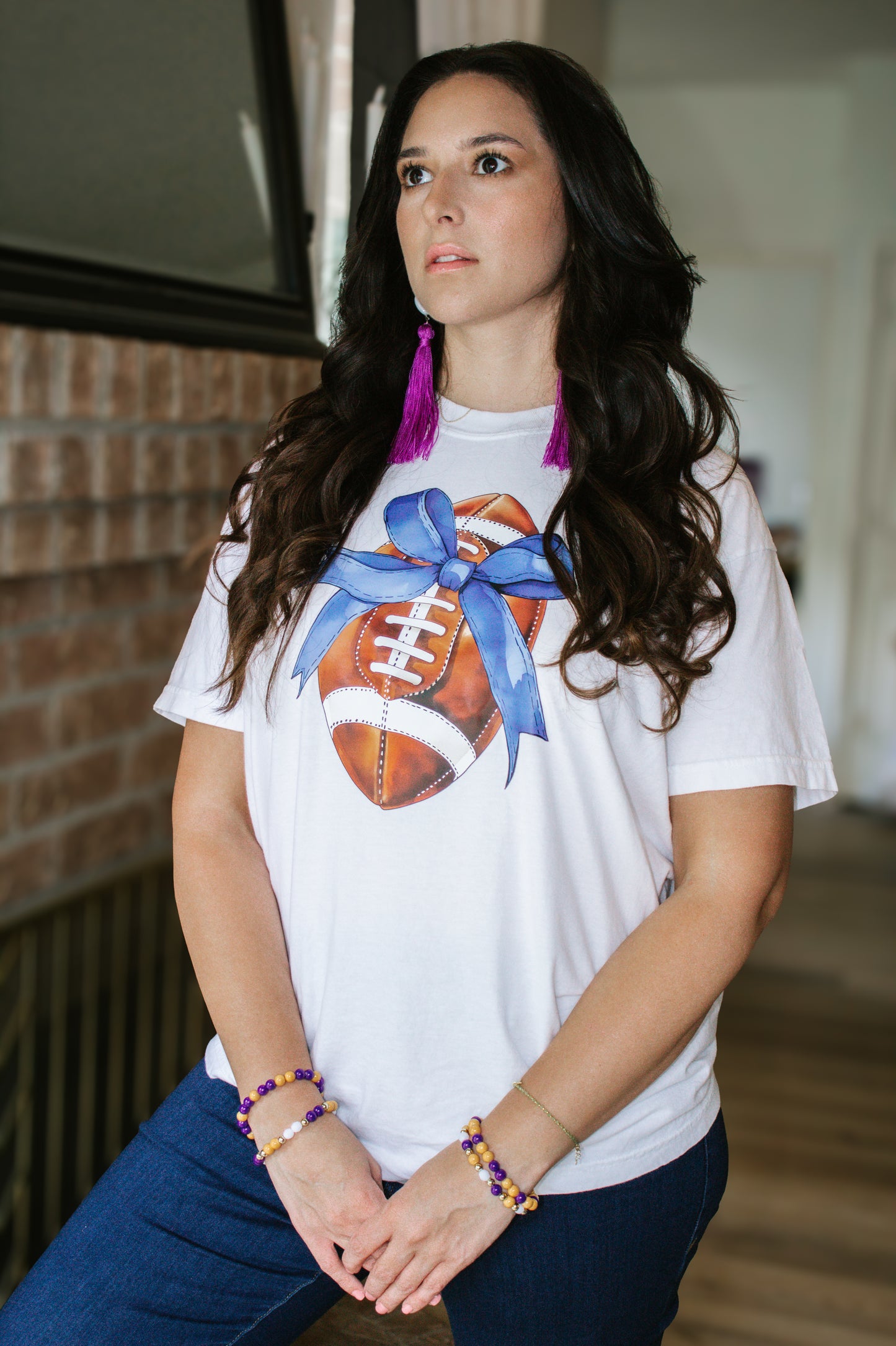 Coquette Football Tee