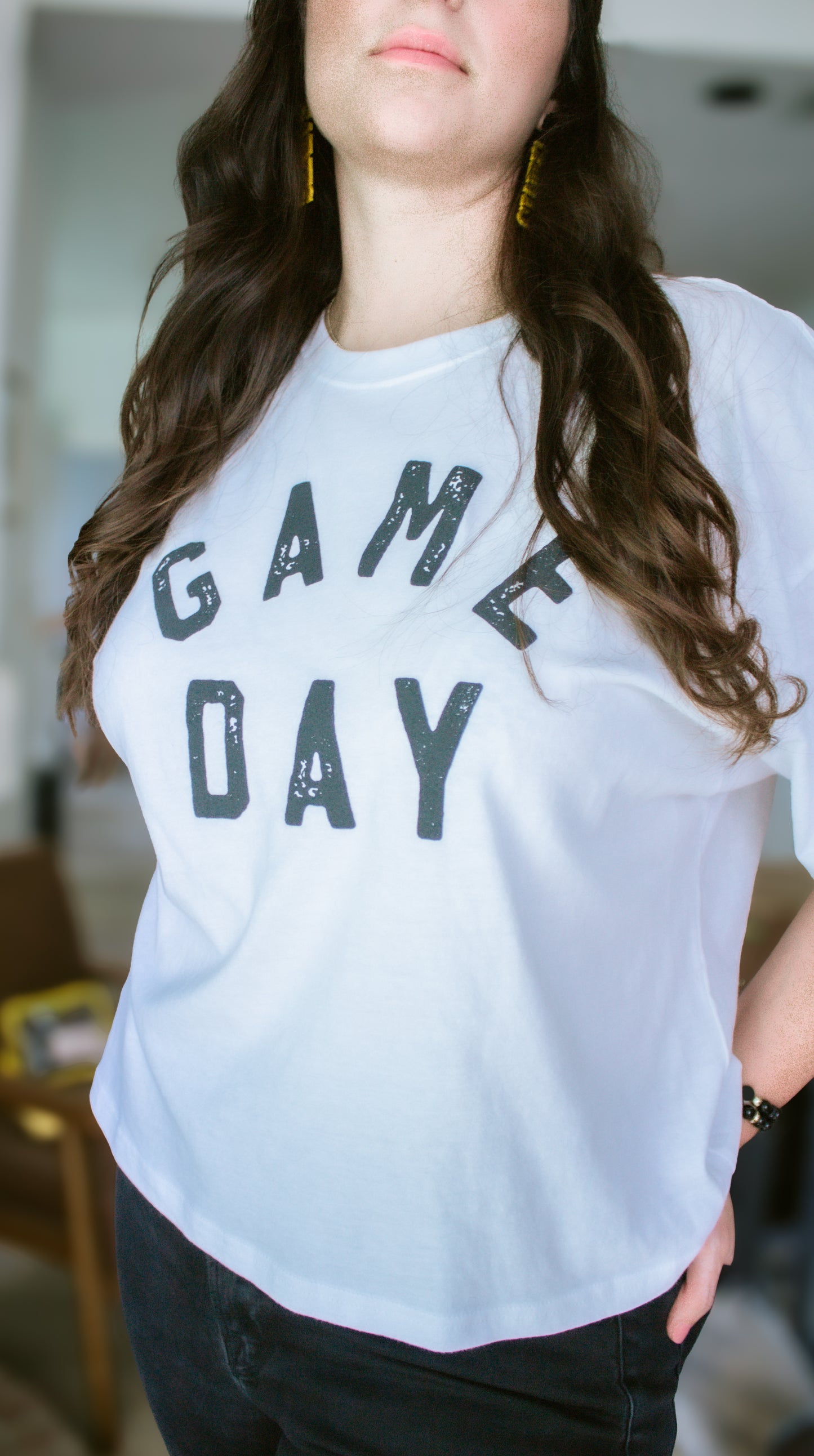 Game Day Graphic Crop Tee