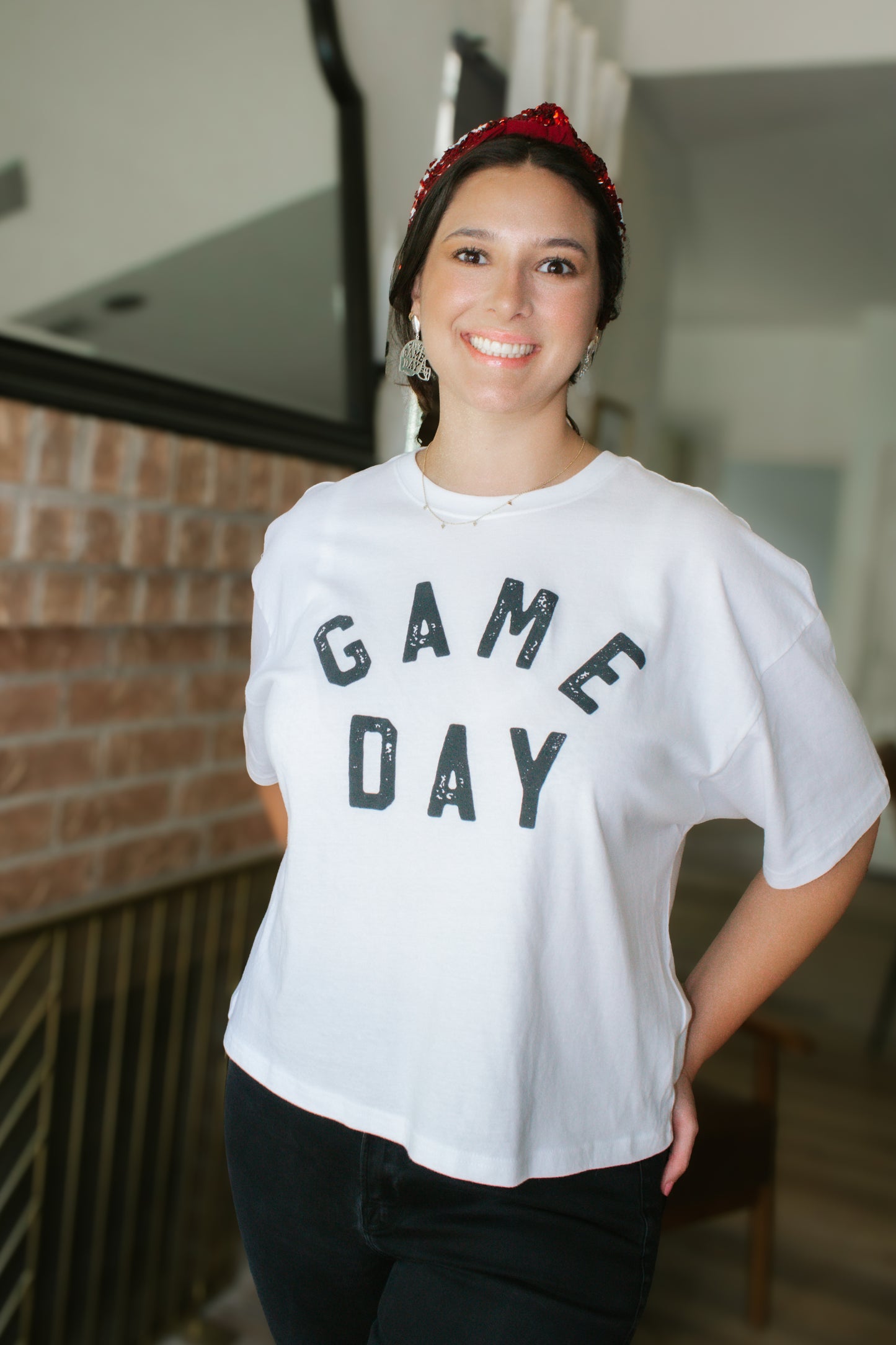 Game Day Graphic Crop Tee